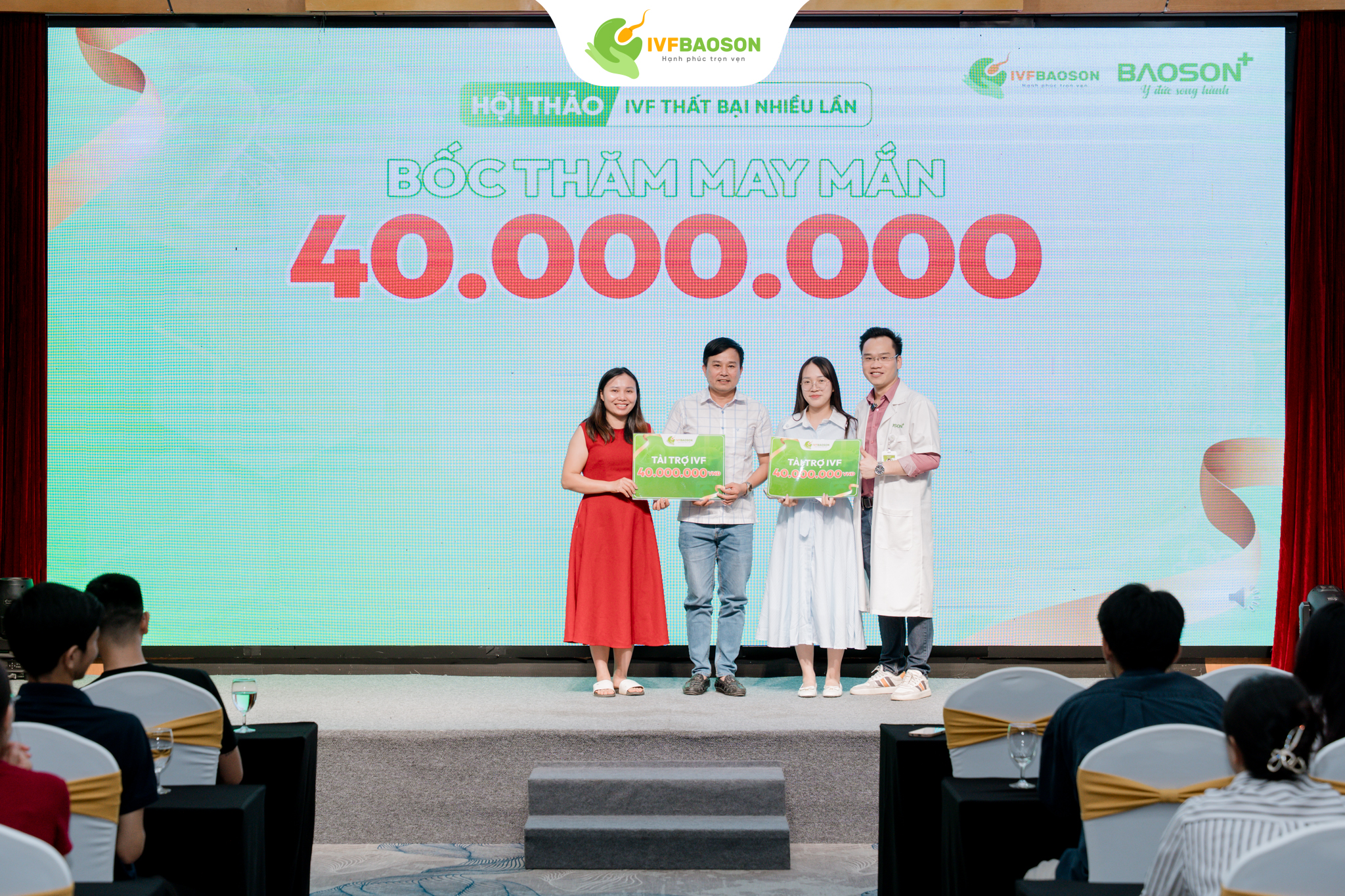 Sức hút lớn từ hội thảo IVF Bảo Sơn: Hàng trăm gia đình cùng tìm lời giải cho những ca IVF thất bại nhiều lần